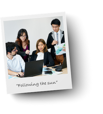 Team Bangkok, Following the sun Neos IT Services Team Bangkok