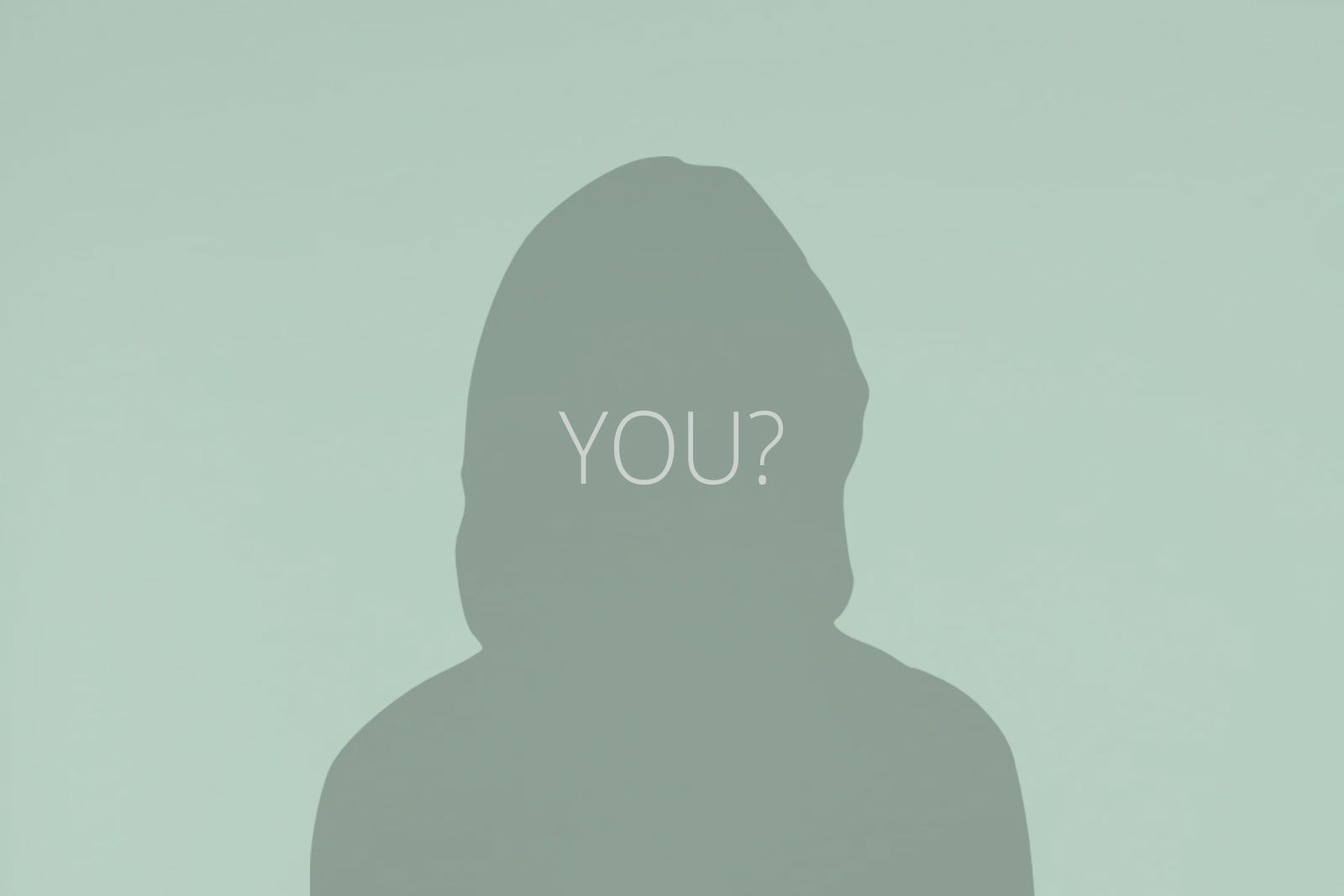 Wollen Sie ein Teil des Teams werden? Silhouette Mitarbeiter - You?